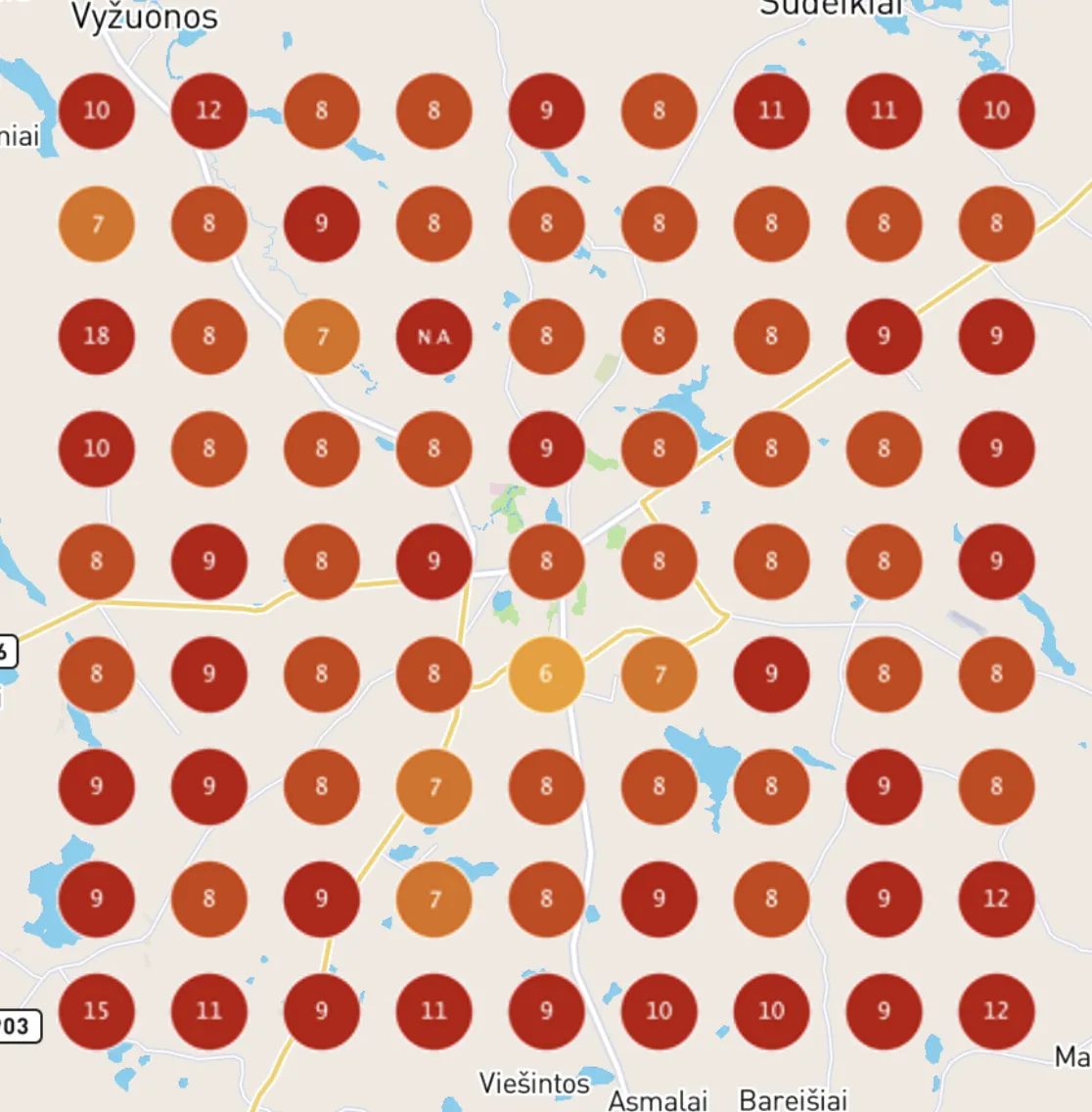 Before Local SEO - Clinic DPC Utena ranked position 9